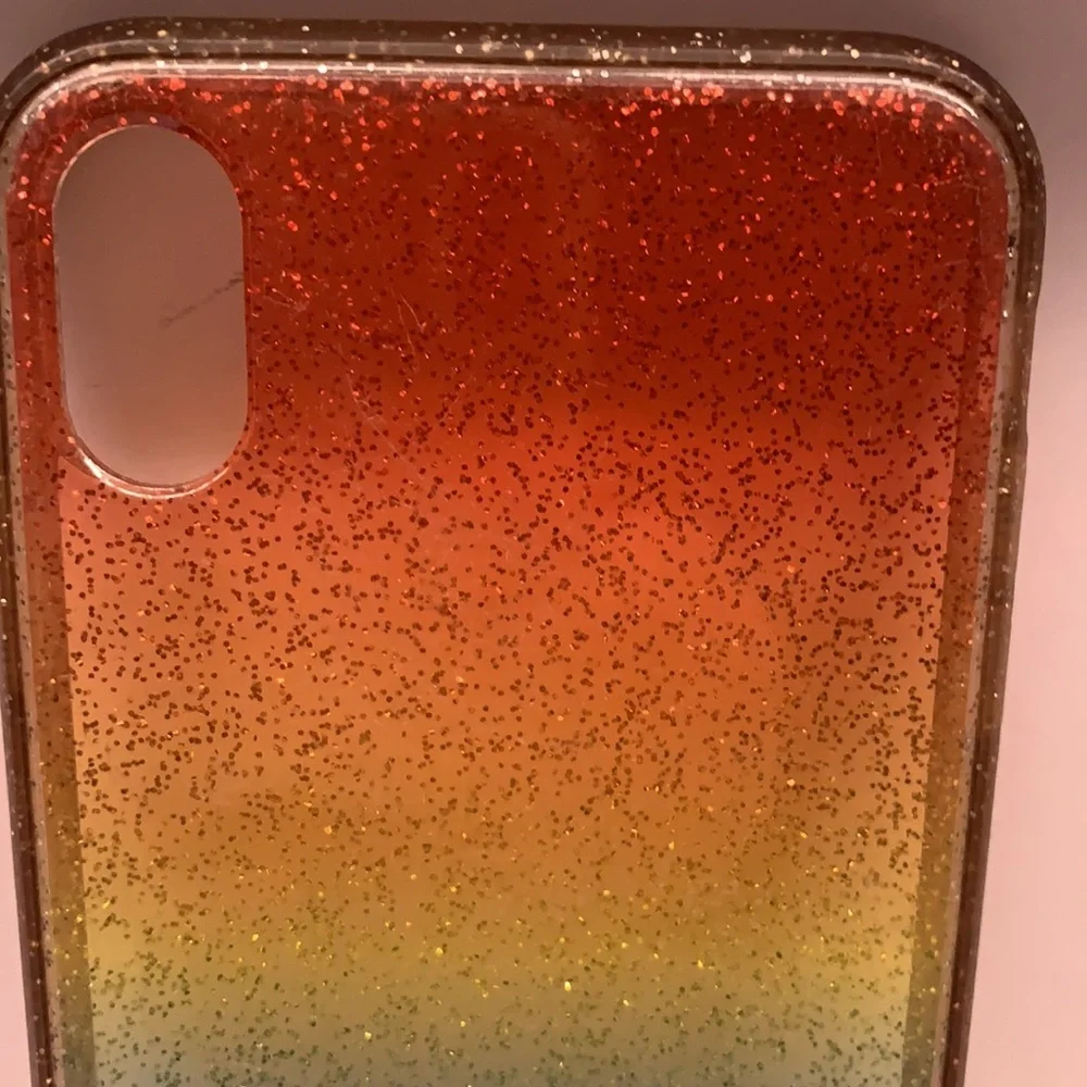 iPhone X Case, Sonix, Rainbow Glitter